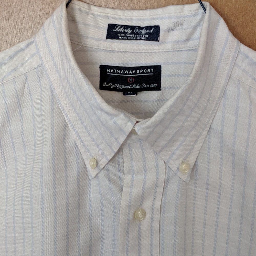 Hathaway Sport Long Sleeve Shirt S XL